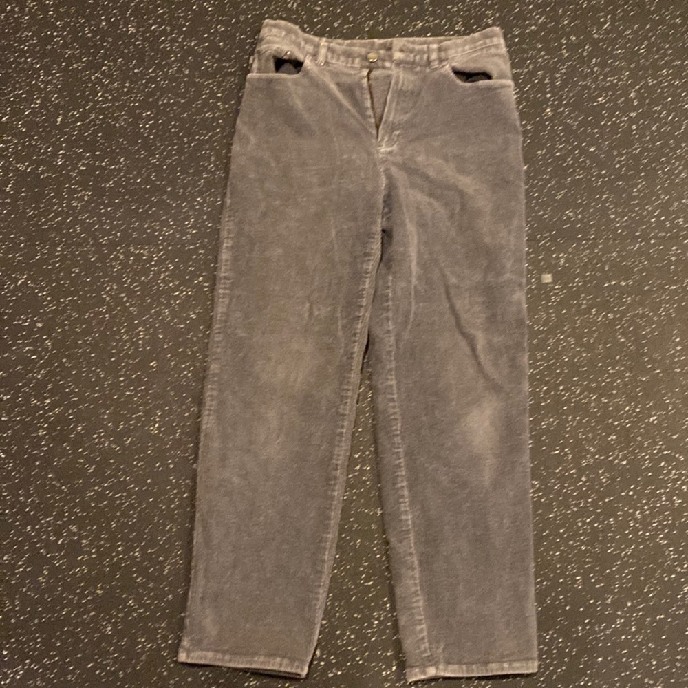 Ralph Lauren men’s medium grey corduroy embroidered straight indie soft pants